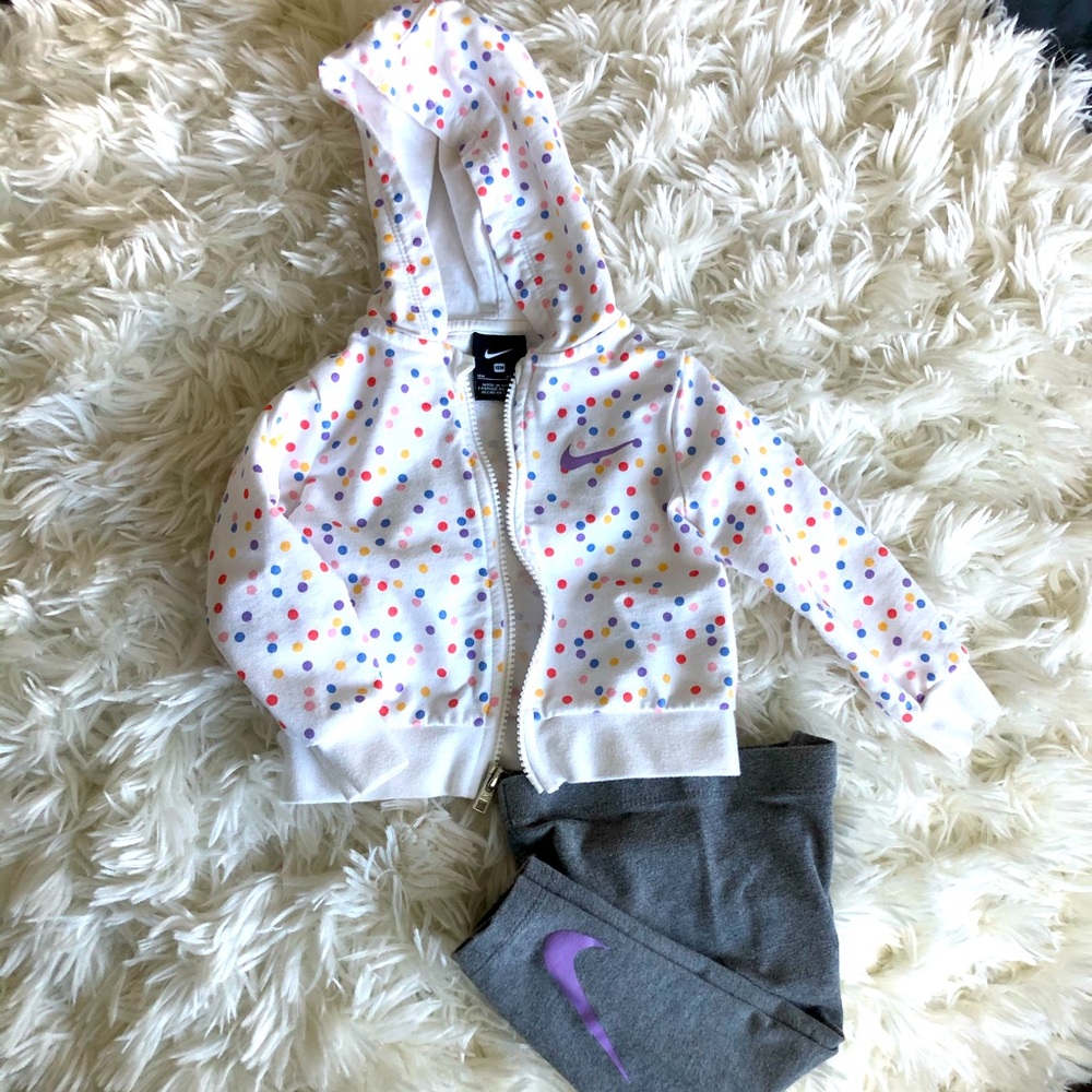 Little girls Nike matching sweatsuit